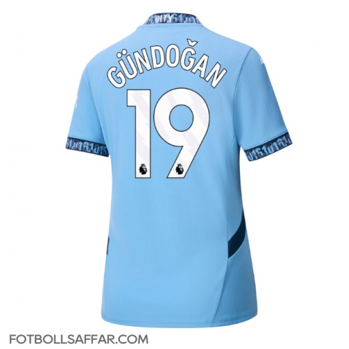 Manchester City Ilkay Gundogan #19 Hemmatröja Dam 2024-25 Kortärmad